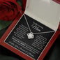 To My Loving Mum | You are My World | Love Knot Necklace
