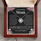 To My Amazing Mom | You Are The World | Love Knot Necklace