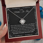 To My Mother In Law | I Feel so Lucky | Love Knot Necklace