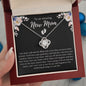 To an amazing New Mom| Love Knot Necklace