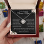 To My Wonderful Bonus Mom| Love Knot Necklace