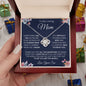 To My Loving Mom | You Are The World | Love knot Necklace