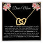 Dear Mom | You're My Angel | Interlocking Hearts necklace