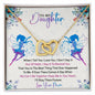 To My Daughter | You're The Best Thing That Happened To Me| Interlocking Hearts Necklace