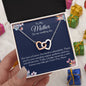 To My Mother- On My Wedding Day | Interlocking Hearts necklace