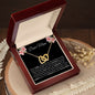Dear Mom | You're My Angel | Interlocking Hearts necklace
