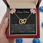 Dear Mom | You're My Angel | Interlocking Hearts necklace