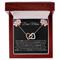 Dear Mom | You're My Angel | Interlocking Hearts necklace