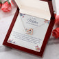 To My Mother- On My Wedding Day | Forever your Little Girl | Interlocking Hearts necklace