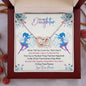 To My Daughter | You're The Best Thing That Happened To Me| Interlocking Hearts Necklace