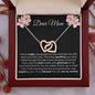Dear Mom | You're My Angel | Interlocking Hearts necklace