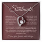To My Soulmate|My Queen| Forever Knot Necklace