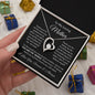 To My Loving Mother| You Are My World - Forever Love Necklace