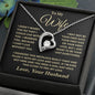 To My Wife | I Can't Live Without You | Forever Love Necklace