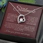 To My Soulmate|My Queen| Forever Knot Necklace
