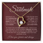To My Soulmate|My Queen| Forever Knot Necklace