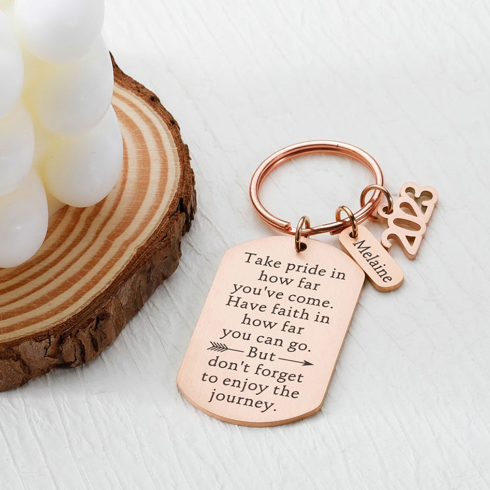 Graduation Class of 2023 | Personalized Keychain Gift