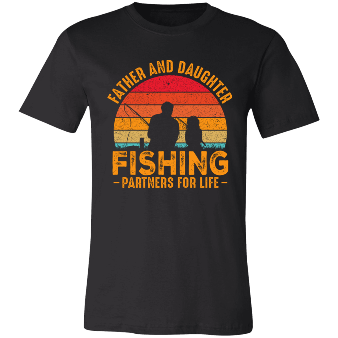 Father & Daughter Fishing  T-Shirt