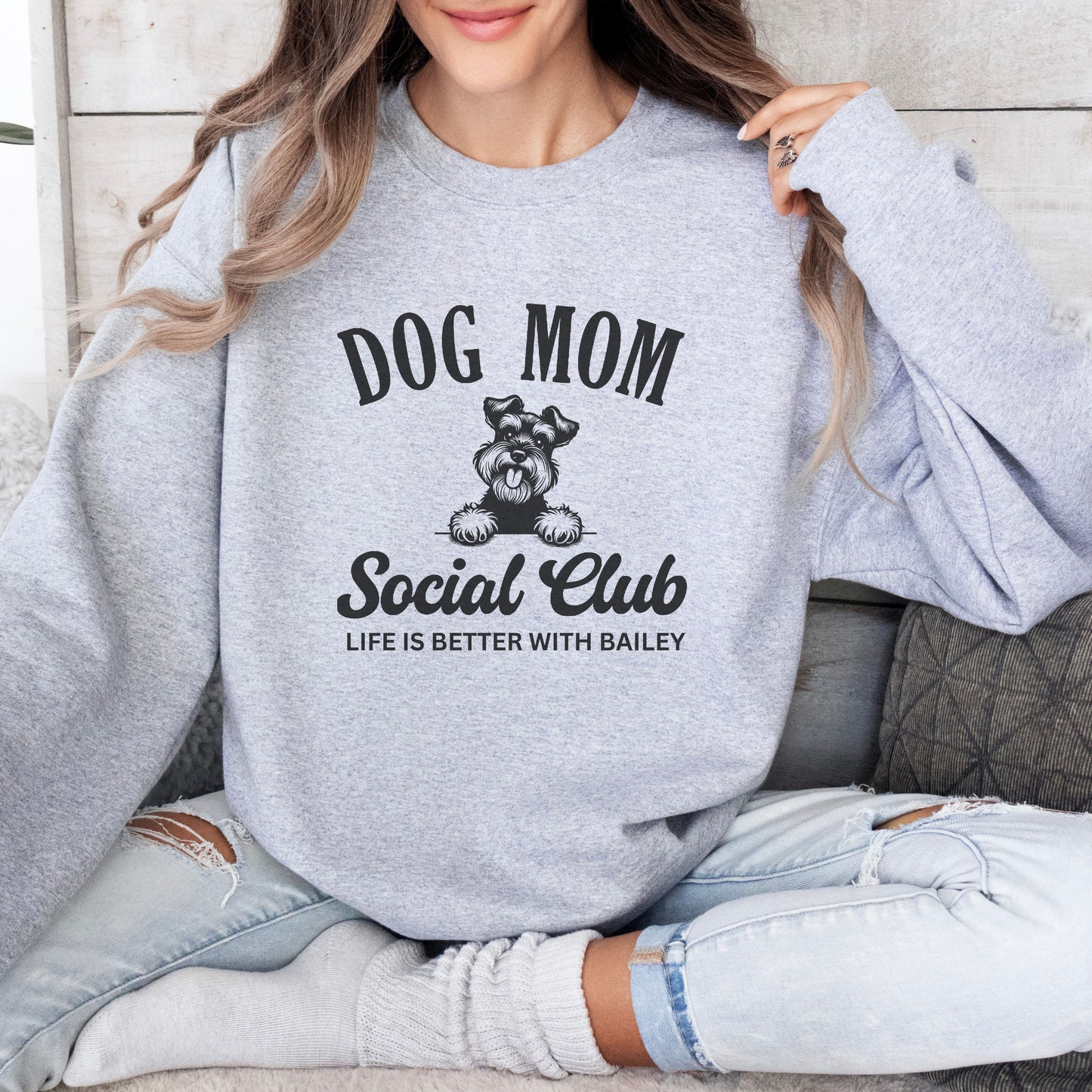 Custom Dog Sweatshirt- Gift for a Dog Owner