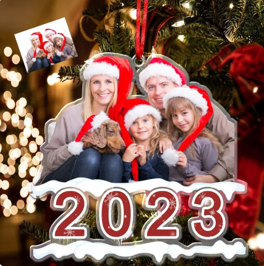 Personalized Photo Christmas Ornaments