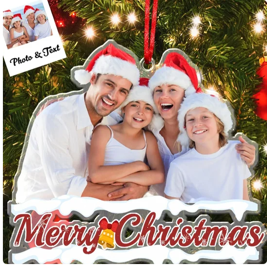 Personalized Photo Christmas Ornaments