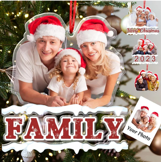 Personalized Photo Christmas Ornaments