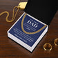 To My Amazing Dad| I'll Always Be Your Little Girl| Cuban Link Chain
