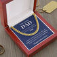 To My Amazing Dad| I'll Always Be Your Little Girl| Cuban Link Chain
