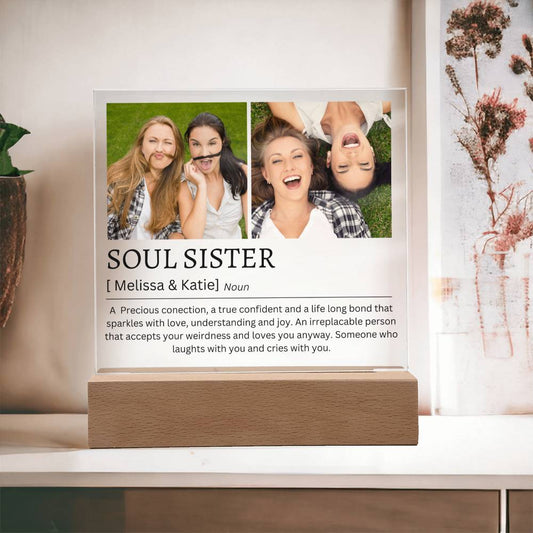 Personalized Soul Sister Acrylic Plaque