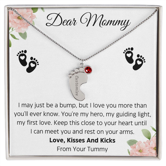 Dear Mommy | Baby Feet | New Mom Gift