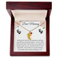 Dear Mommy | You are Awesome| Baby Feet Necklace
