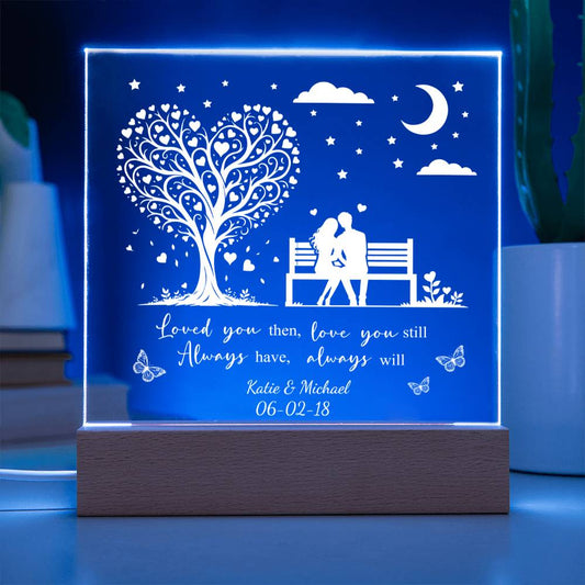 Personalized To My Wife Night Acrylic Lamp