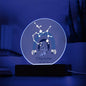 Personalized  Sagitarious Astrology Night Light | Acrylic Lamp--