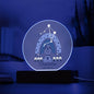 Personalized  Libra Astrology Night Light | Acrylic Lamp--