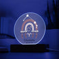 Personalized Aries Astrology Night Light | Acrylic Lamp--