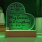 Personalized Heart Acrylic | You're My Everything.
