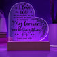 Personalized Heart Acrylic | You're My Everything.