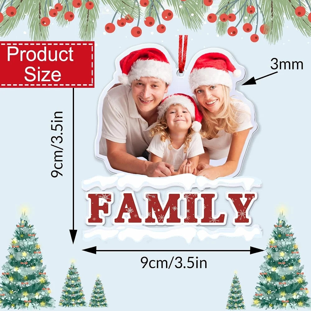 Personalized Photo Christmas Ornaments