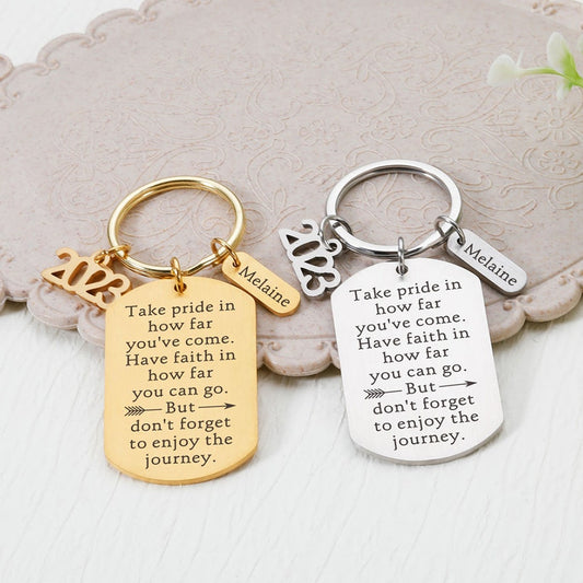 Graduation Class of 2023 | Personalized Keychain Gift