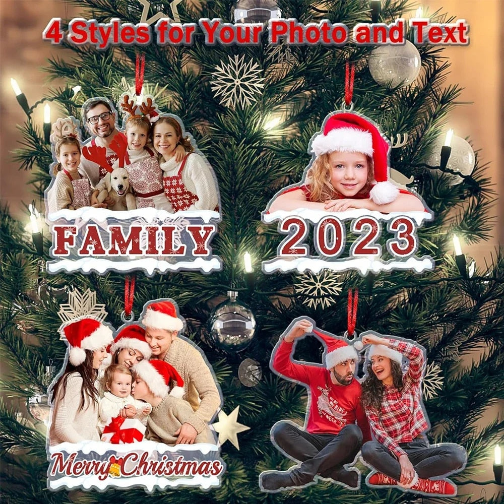 Personalized Photo Christmas Ornaments