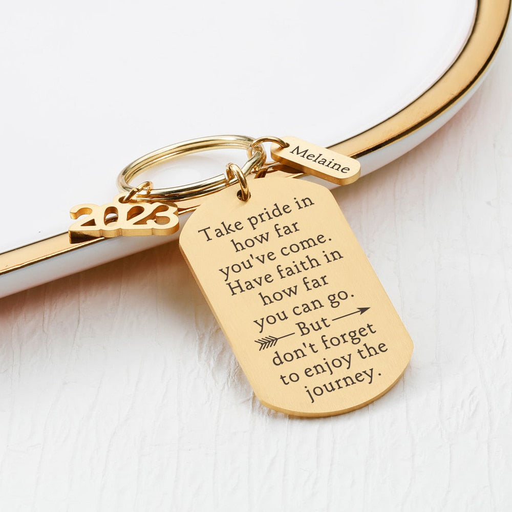 Graduation Class of 2023 | Personalized Keychain Gift