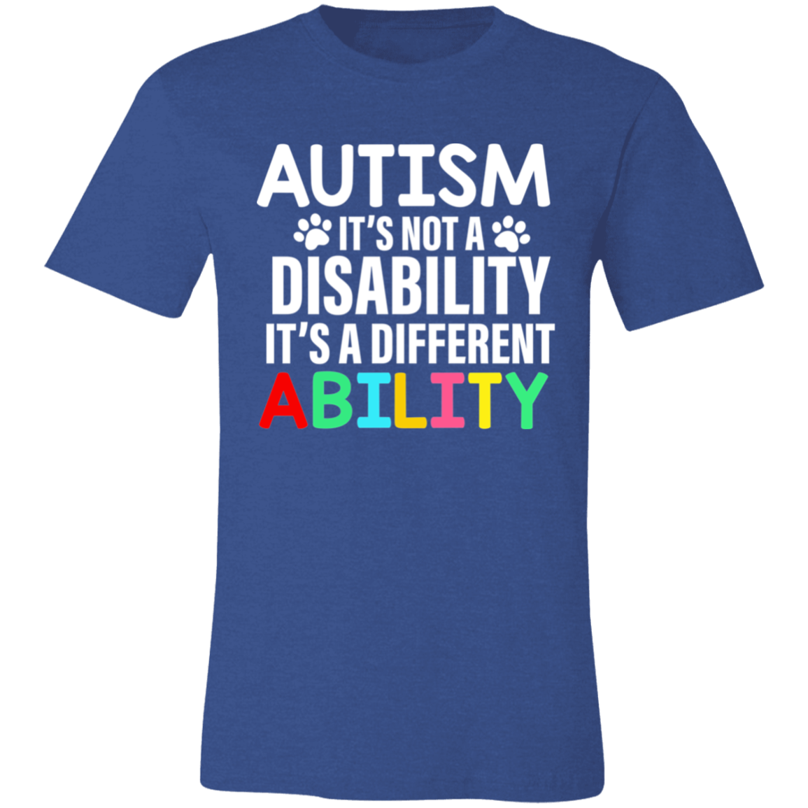 Autism is not a Disability  T-Shirt