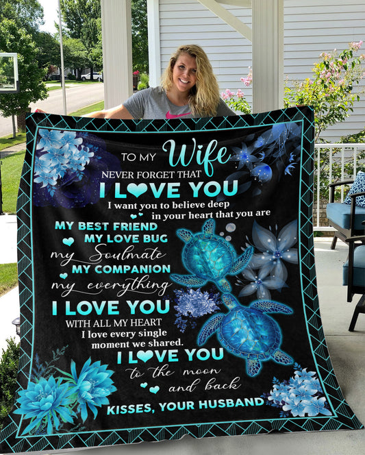 To Wife- You Are My Soulmate- Blanket