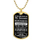 To my Soulmate | The Day I Meet You | Dog Tag