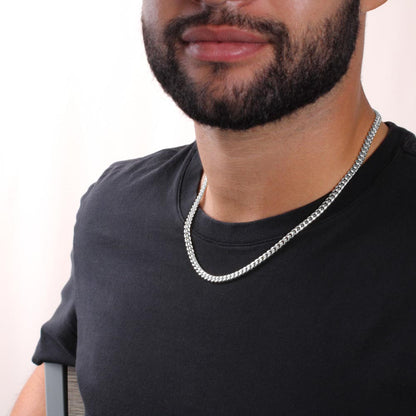 Personalized To My Man- Cuban Link Necklace