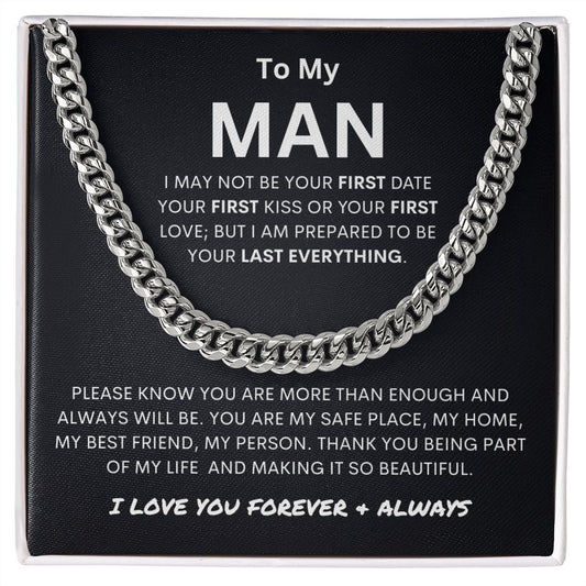 To My Man | Cuban Link Chain