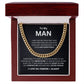 To My Man | You Make Me a Better Person | Cuban Link Necklace