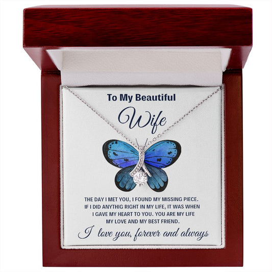 To My Beautiful Wife | The Alluring Beauty Necklace