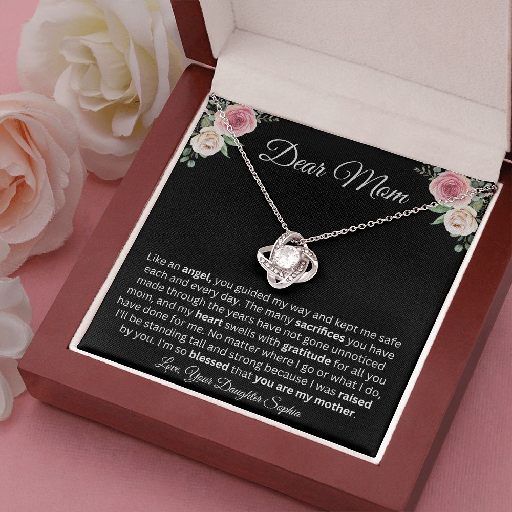 Dear Mom | You're My Angel | Love Knot Necklace