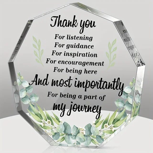 Acrylic Decoration Plaque.